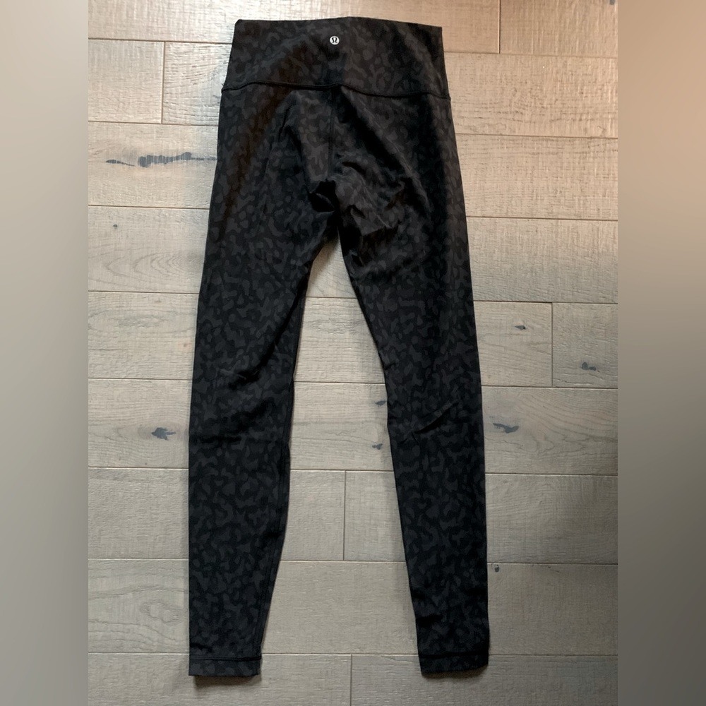 Lululemon High-Rise Black Camo Leggings